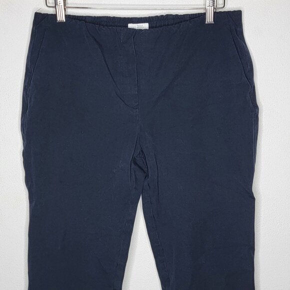 J. Jill Premium Bi-Stretch‎ Size 10 Navy Blue Skinny Stretch Pull On Pants - Picture 3 of 6